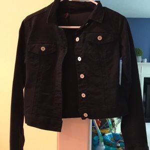 Black Jean jacket.